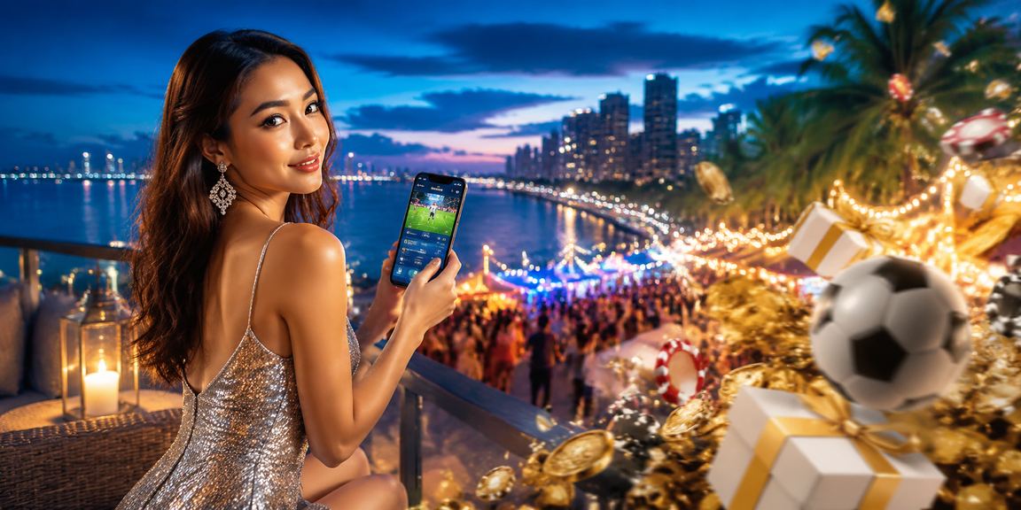 Pengguna mengakses odds perlawanan dg44 melalui telefon bimbit di Johor Bahru